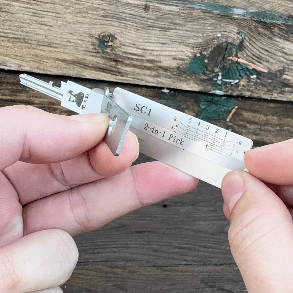 Επαγγελματικό Εργαλείο Κλειδαριάς 2-σε-1 [ Professional Lock Pick]