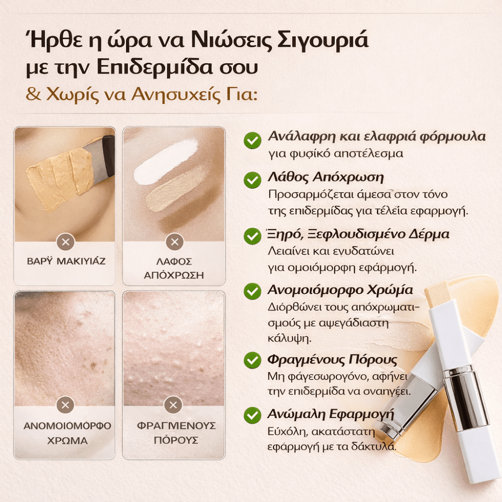 Στικ Make-up Προσαρμογής Απόχρωσης [Foundation Stick]