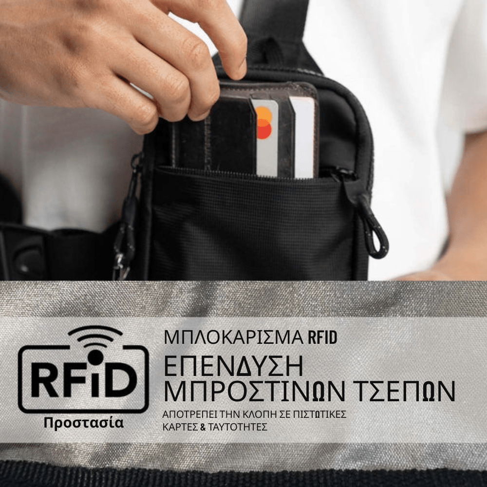 Αντικλεπτική Τσάντα Χιαστί Urban™ [Slingbag]