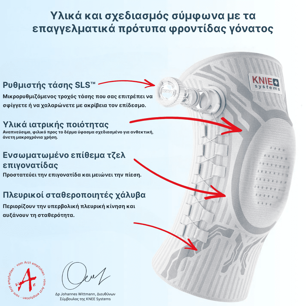Ρυθμιζόμενη Επιγονατίδα [Adjustable Knee band]