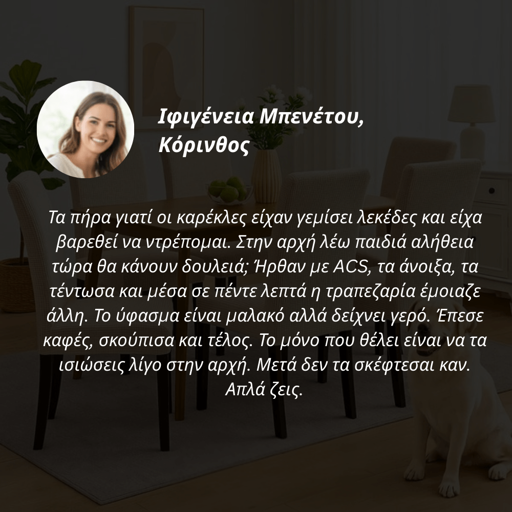 Κάλυμμα Καρέκλας [Chair Cover]